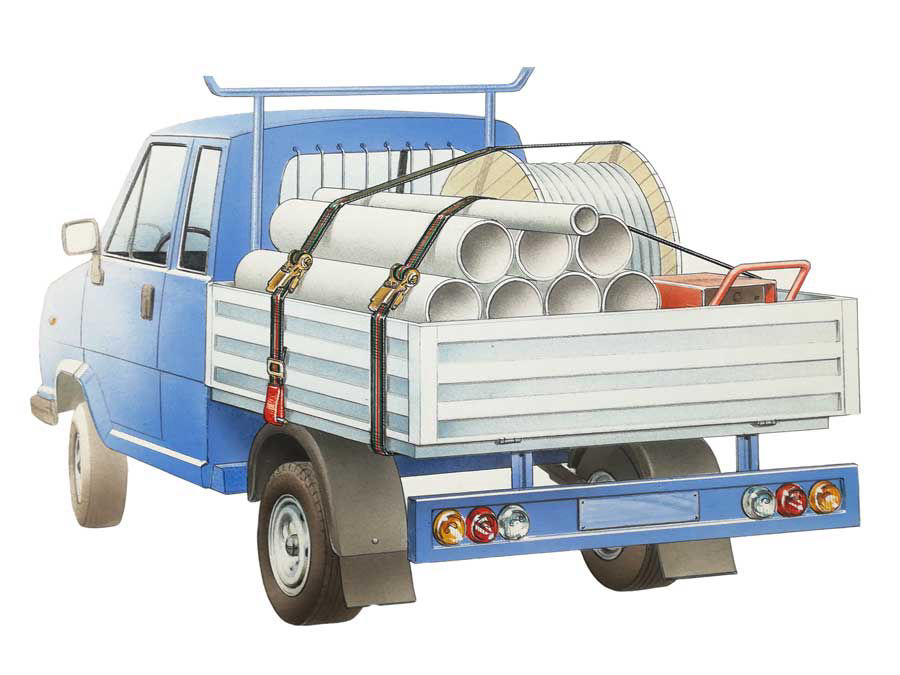 Lashing Systems With Synthetic Fibers